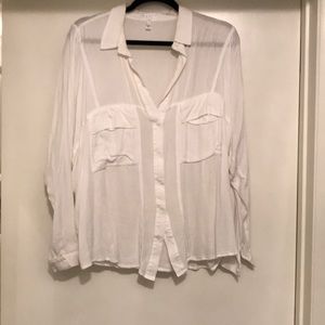 Nordstrom white button down